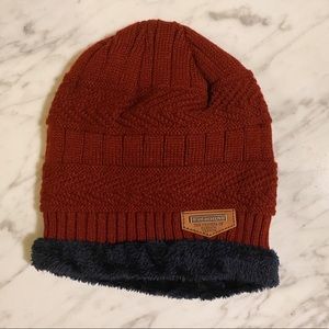 Red & Blue All-Match Winter Womens Knitted Slouch Beanie